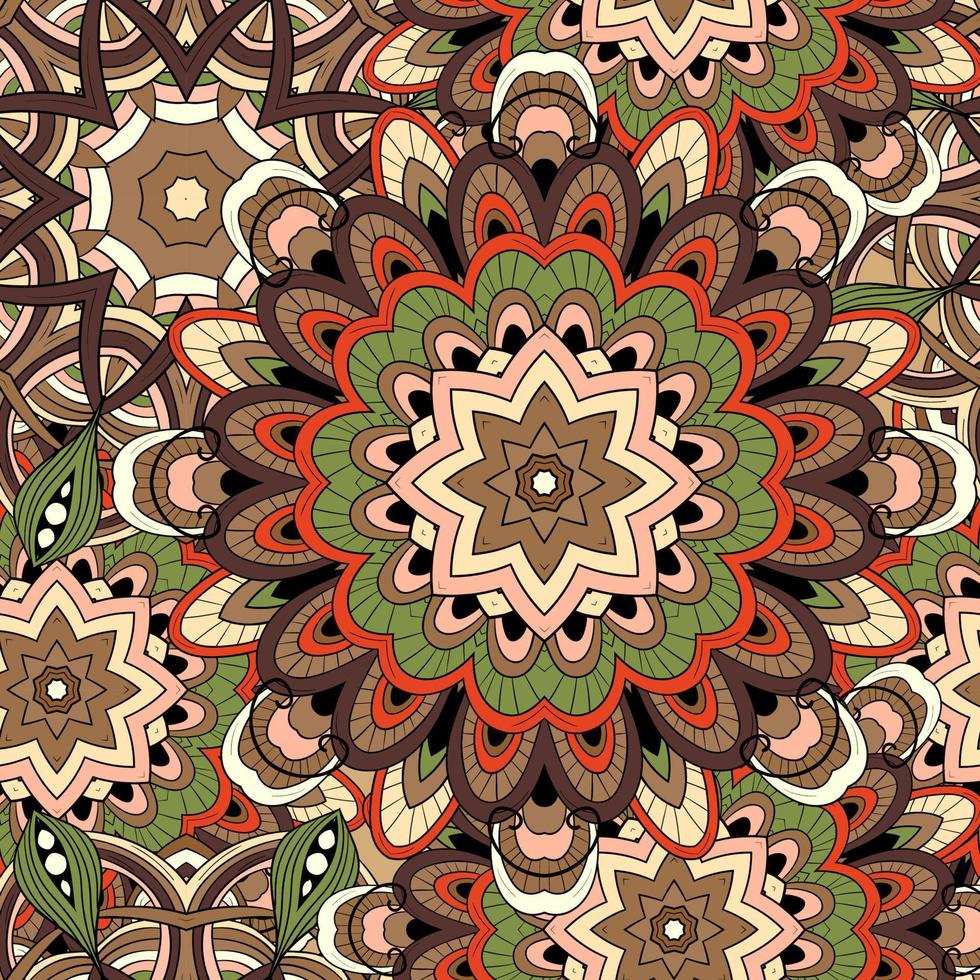 Abstract mandala background vector