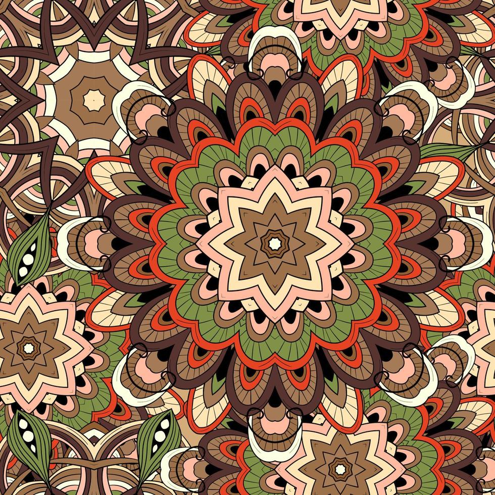 Abstract mandala background vector