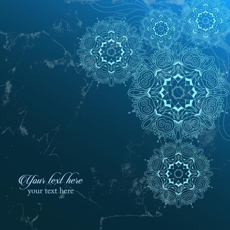 Abstract mandala background vector
