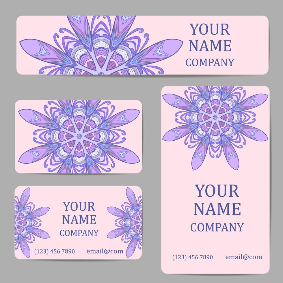 Business card for your design vector