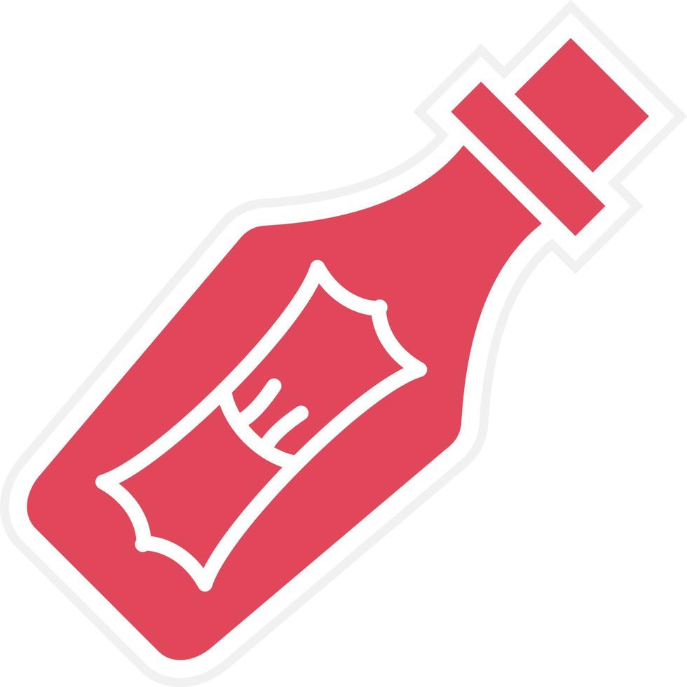 Message In A Bottle Icon Style vector