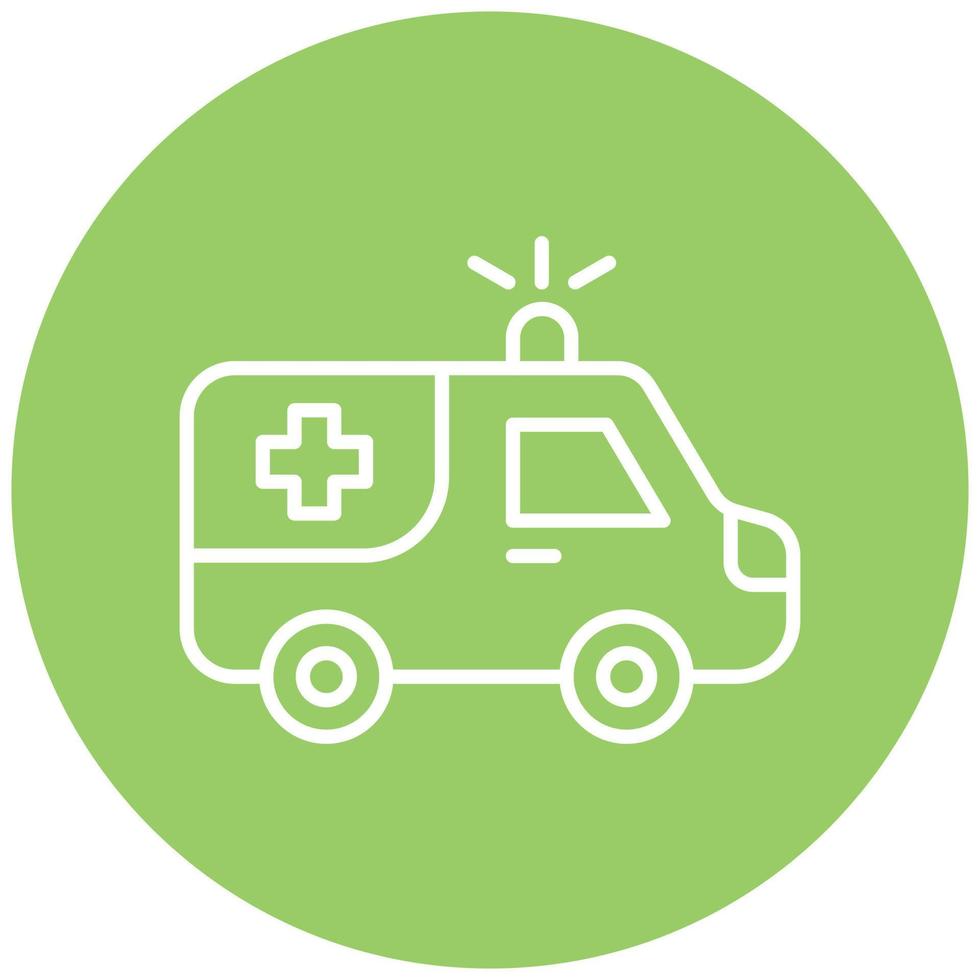 Ambulance Icon Style vector