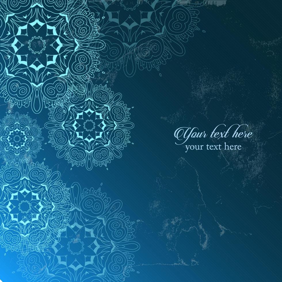 Abstract mandala background vector