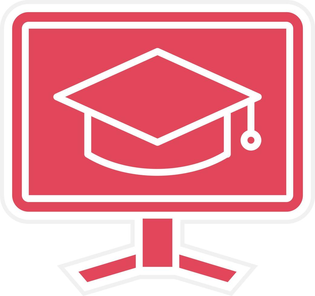 E-learning Icon Style vector
