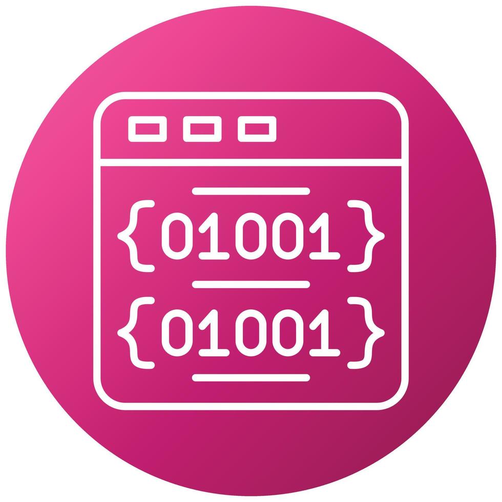 Binary Code Icon Style 7356550 Vector Art at Vecteezy