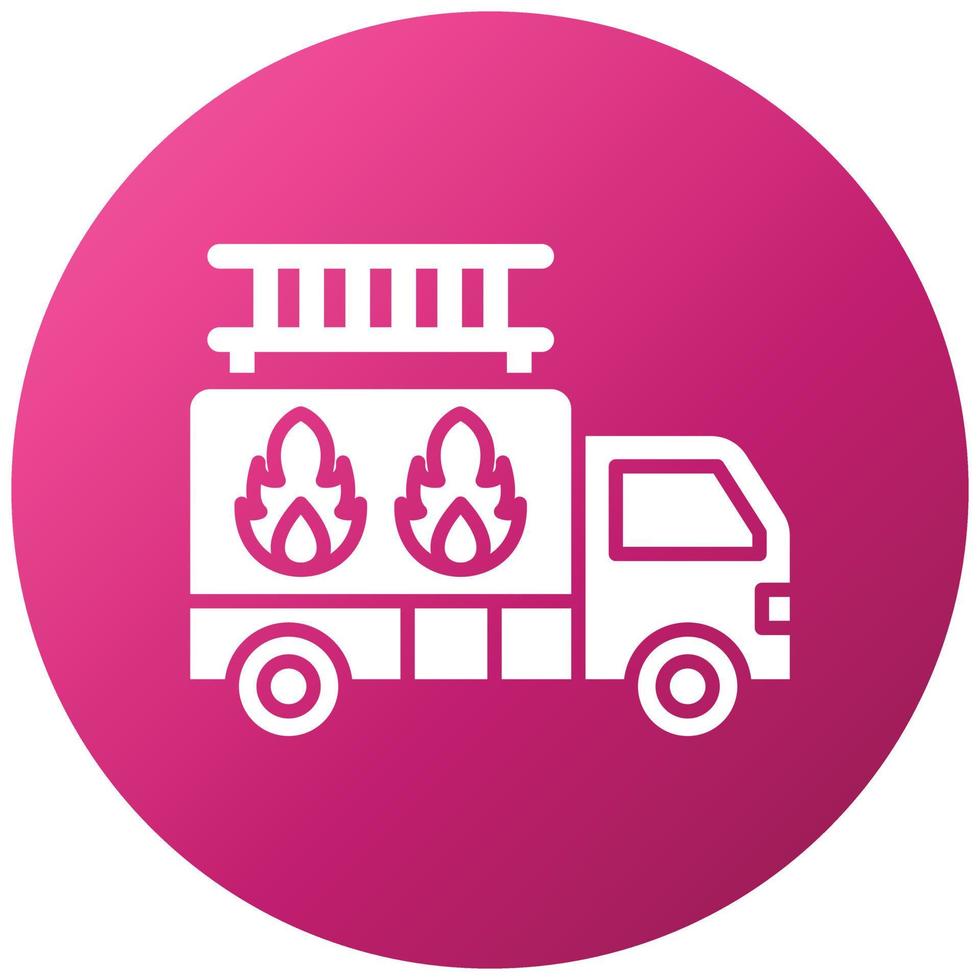 Fire Truck Icon Style vector