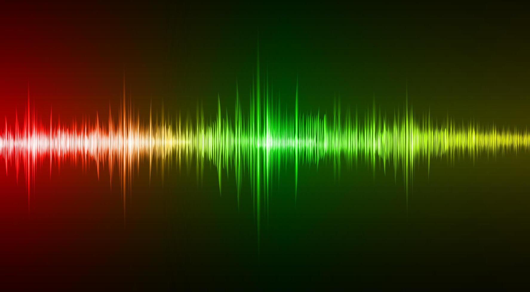 Sound waves oscillating dark light vector