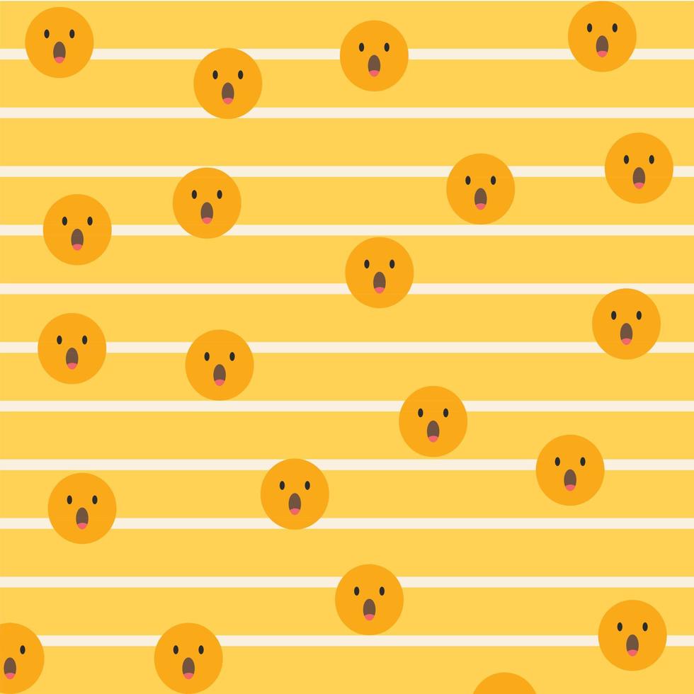 cute Emoji pattern vector