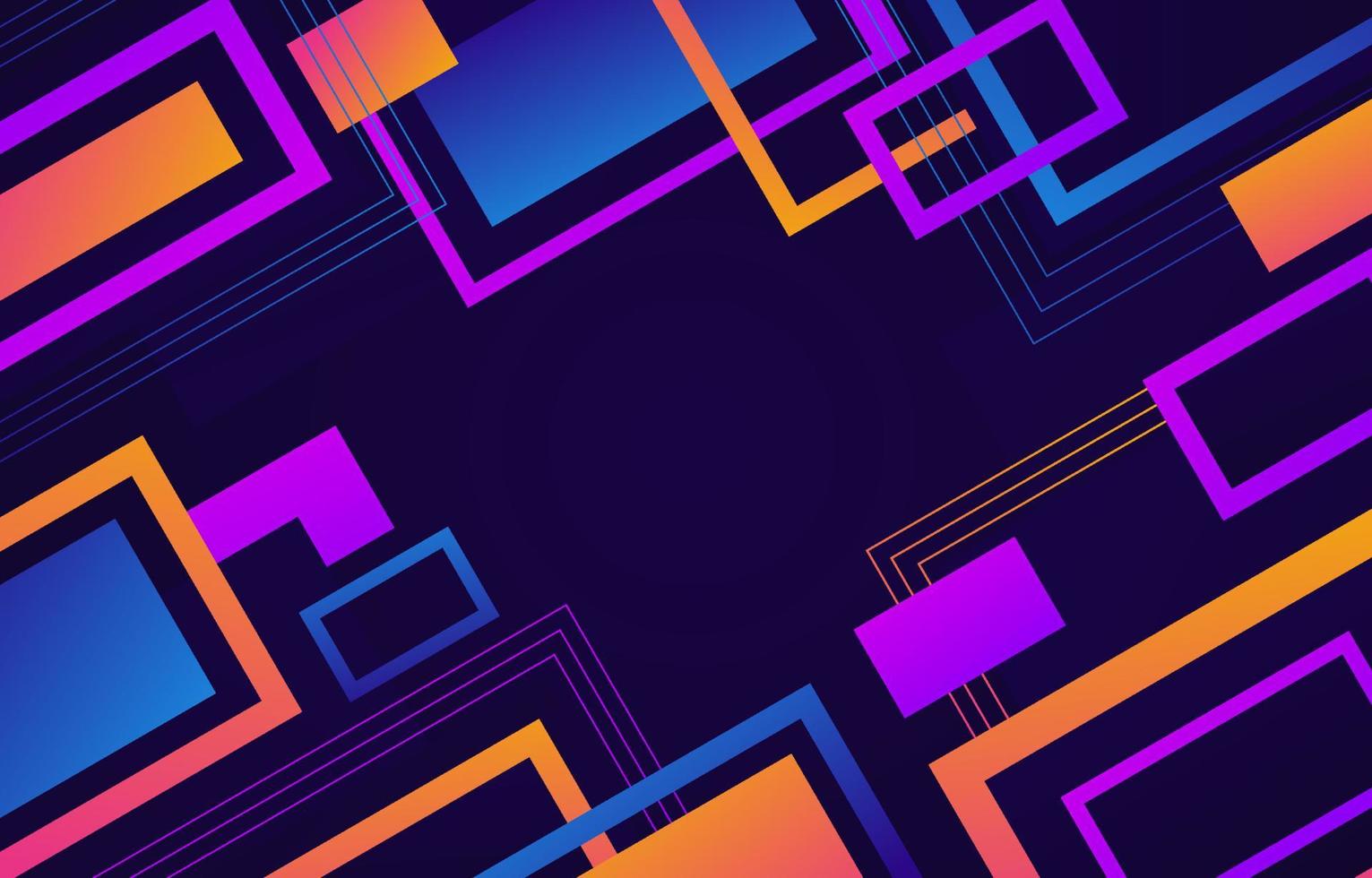 Abstract Rectangle with Gradient vector