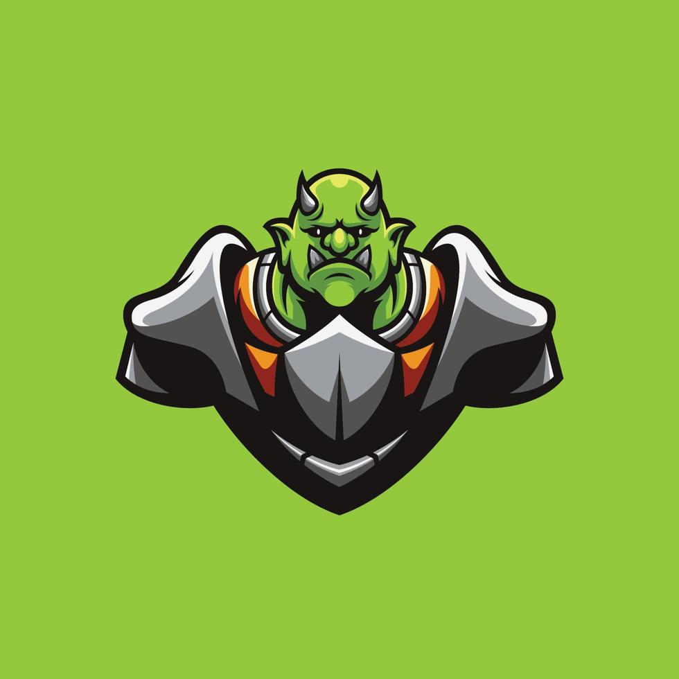 Ogre Mascot Design vector