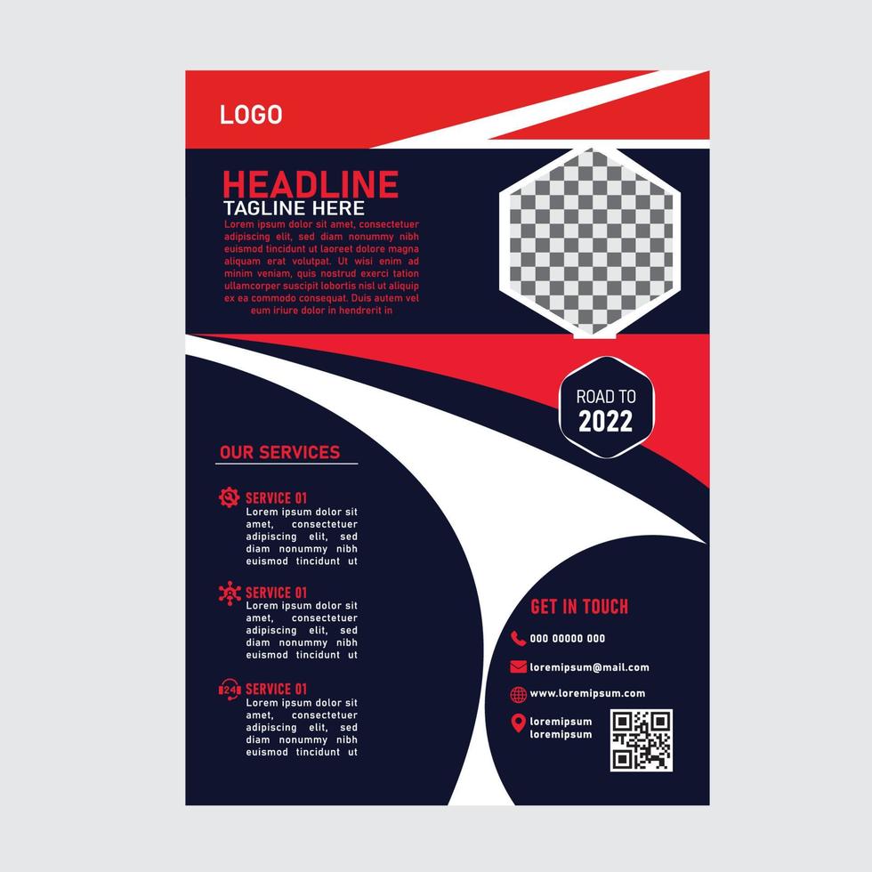 Professional Flyer Vector Template