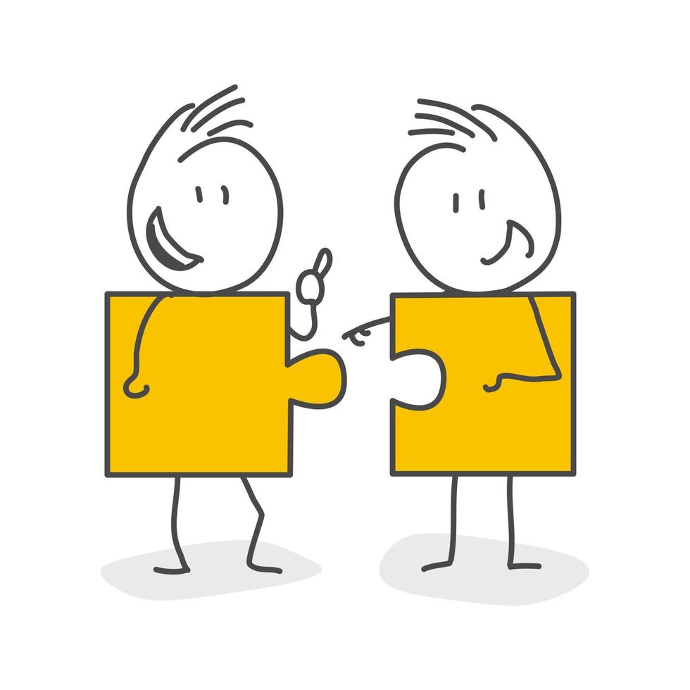 Stick figures. Signs, Business, Success. vector