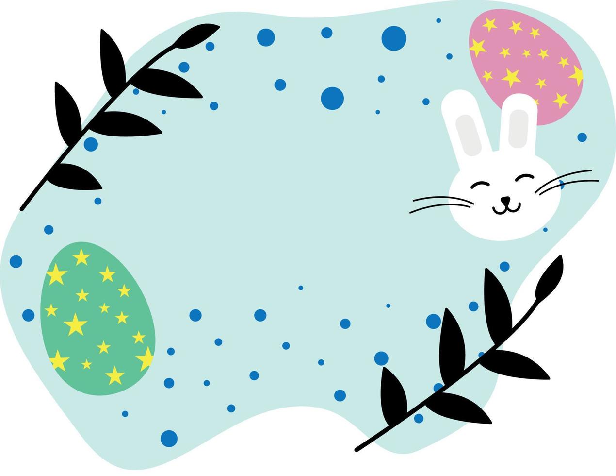 Easter template. Happy easter illustration vector