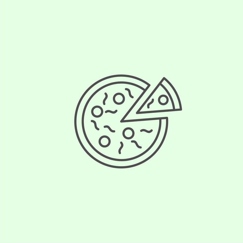 seamless pattern background with pizza shape vector