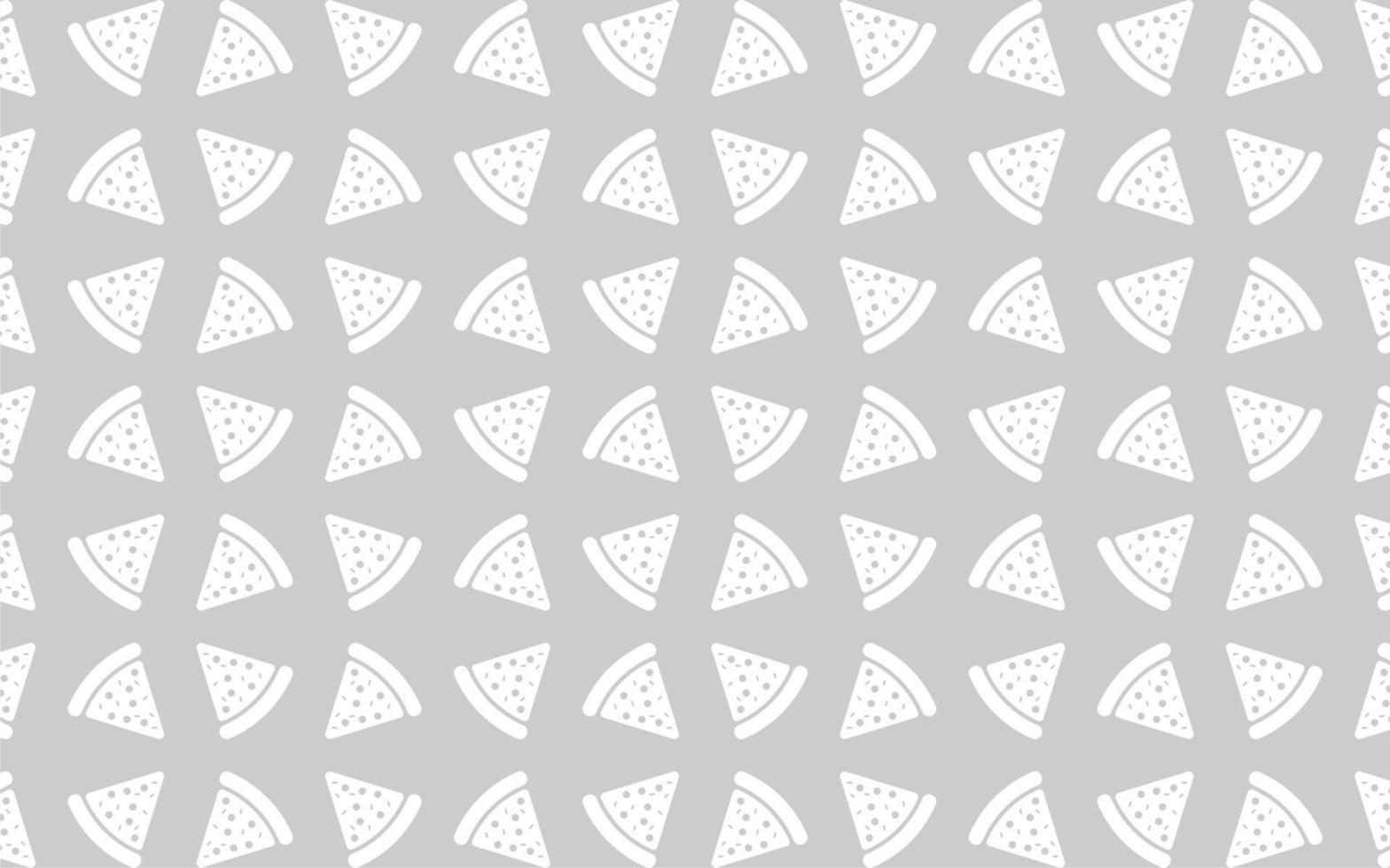 seamless pattern background with pizza shape vector