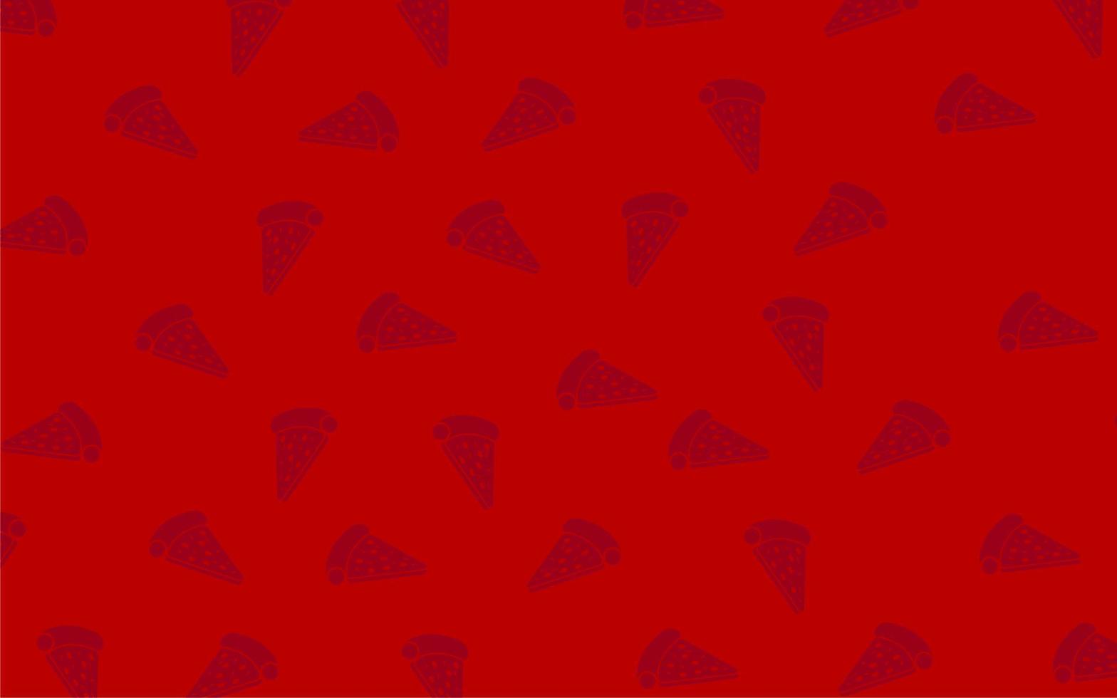 seamless pattern background with pizza shape vector