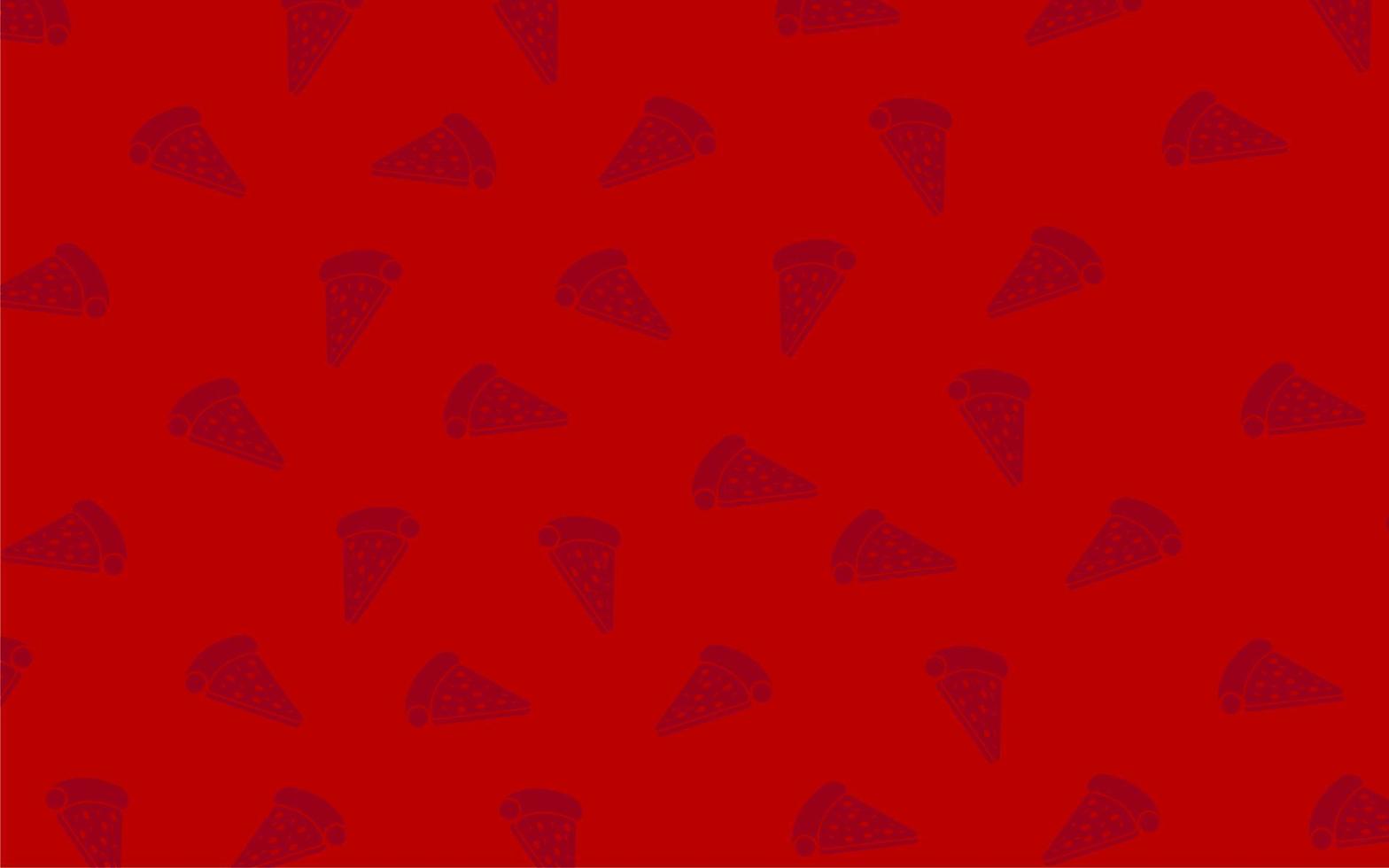 seamless pattern background with pizza shape vector