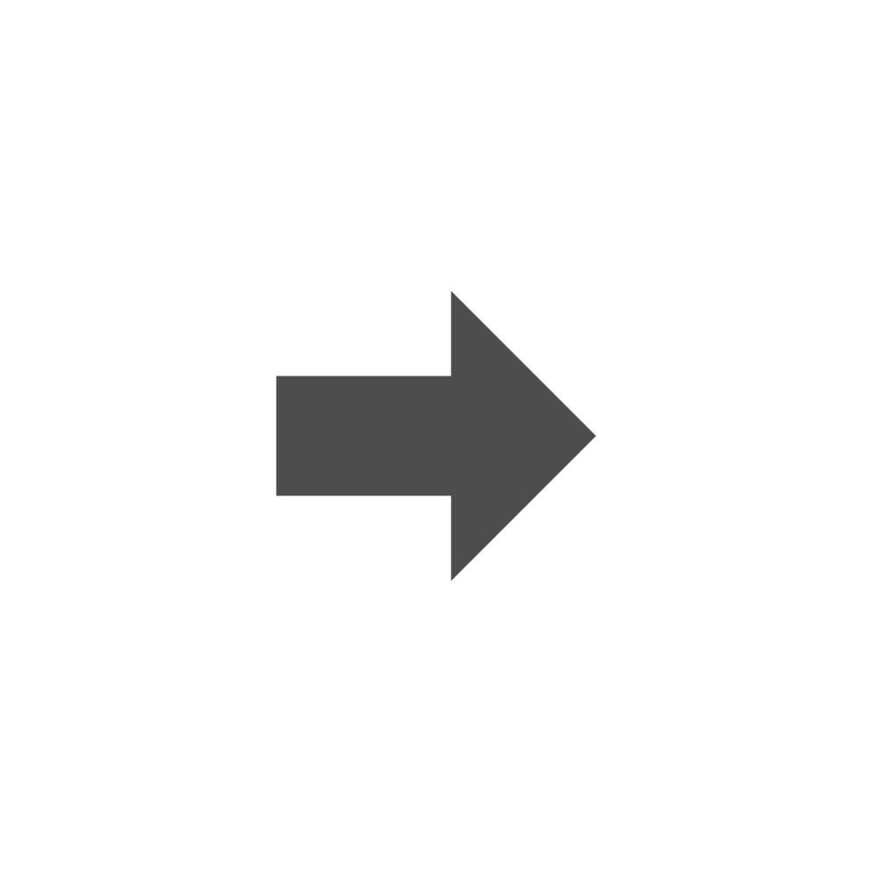 simple arrow and directions icon vector