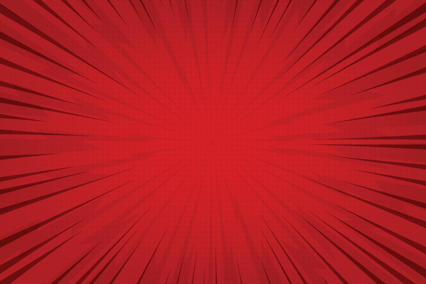 Vector red background with comics style