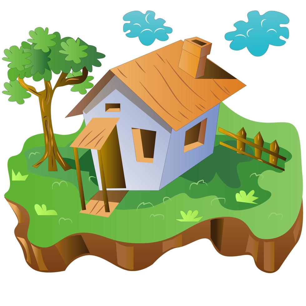 Cartoon House Illustration vector