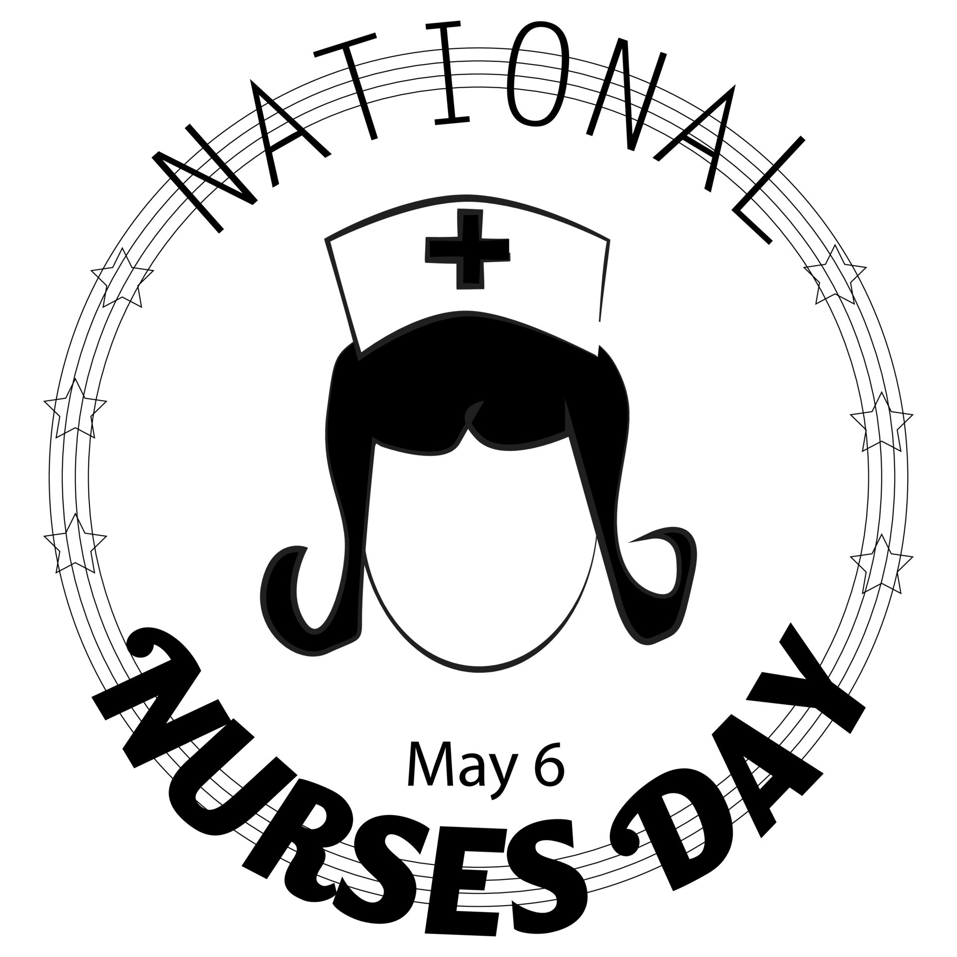 National Nurses Day Sign 7357527 Vector Art at Vecteezy