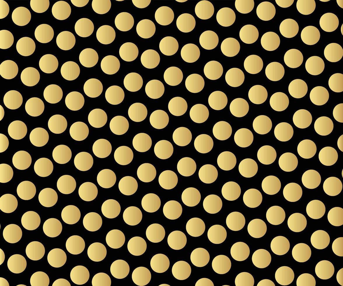 Gold polka dots pattern, colorful holiday background - vector abstract background