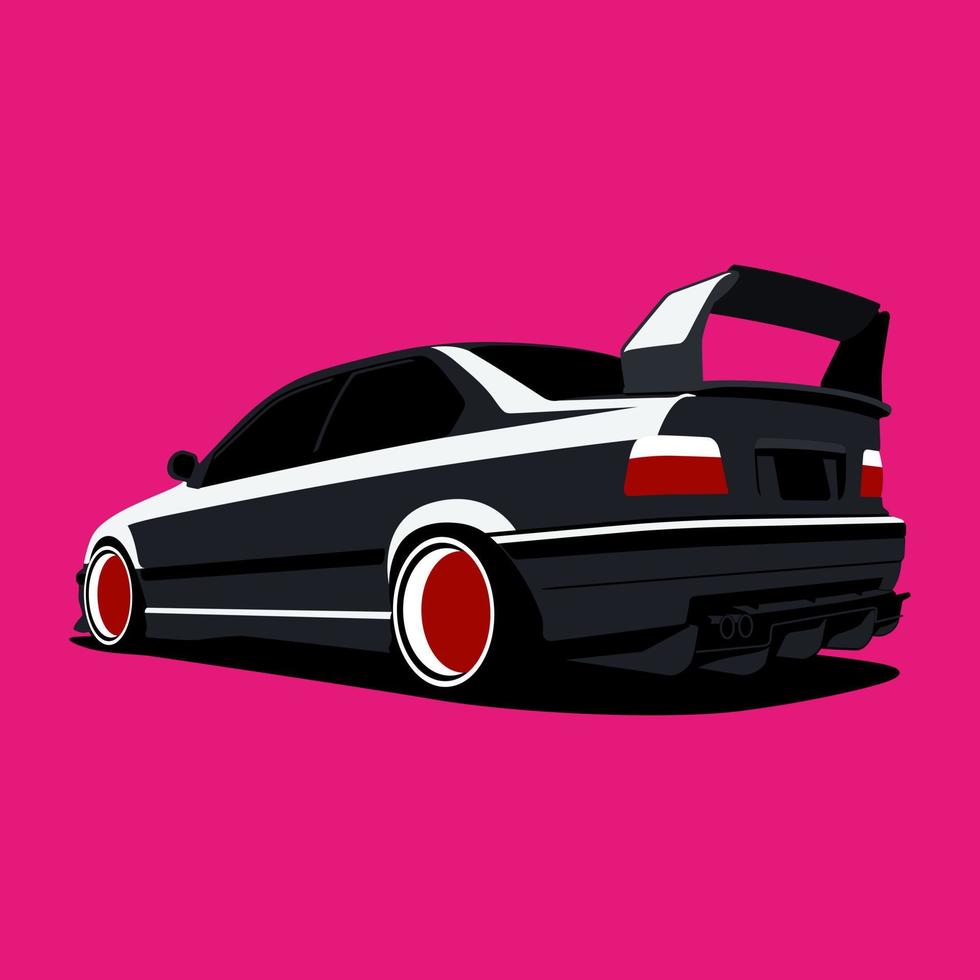 Sport Cars Minimalist illustration vector