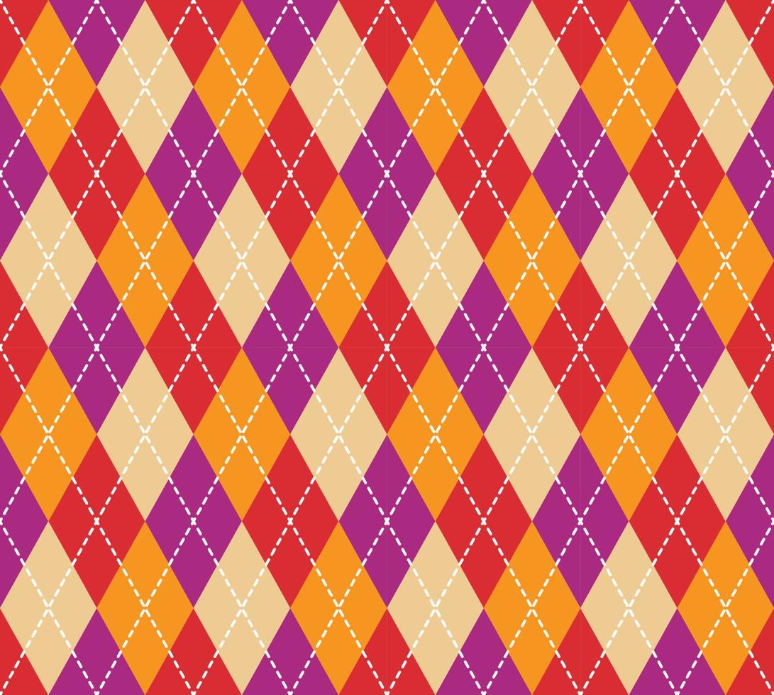 Argyle Pattern vector ,Fabric texture background
