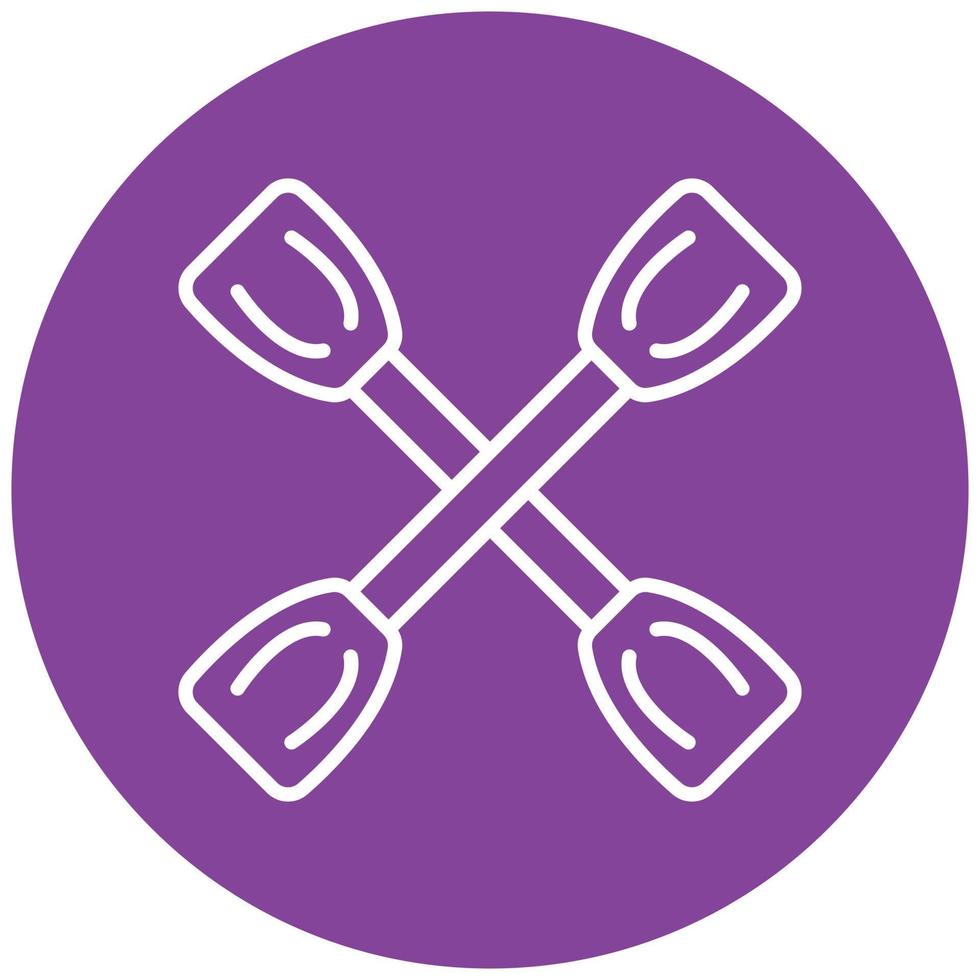 Paddles Icon Style vector