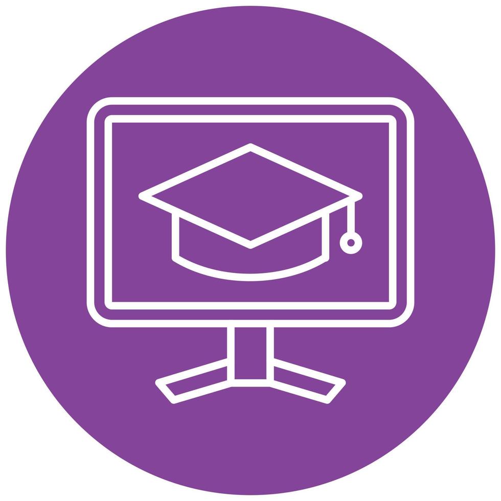E-learning Icon Style vector
