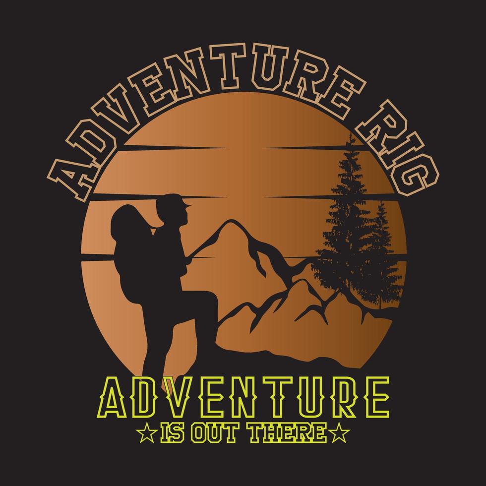 Adventure For Adventure Vector