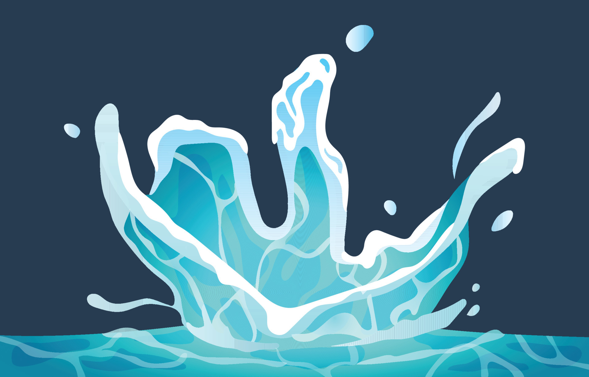 Water Splashes Set Vector Free CDR Vector  Art tutorials drawing Digital  art tutorial Water art