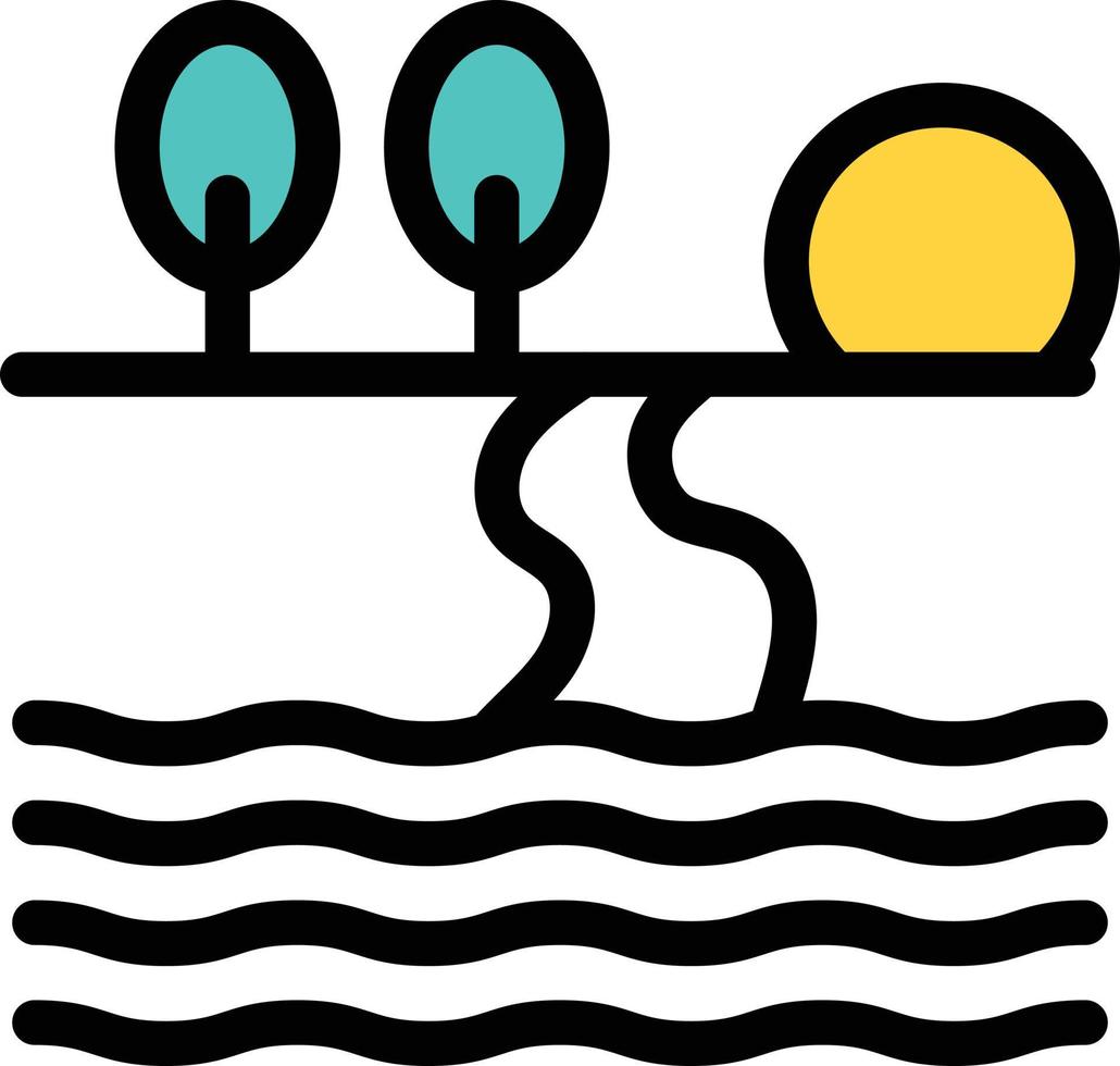 waterfall vector illustration on a background.Premium quality symbols.vector icons for concept and graphic design.