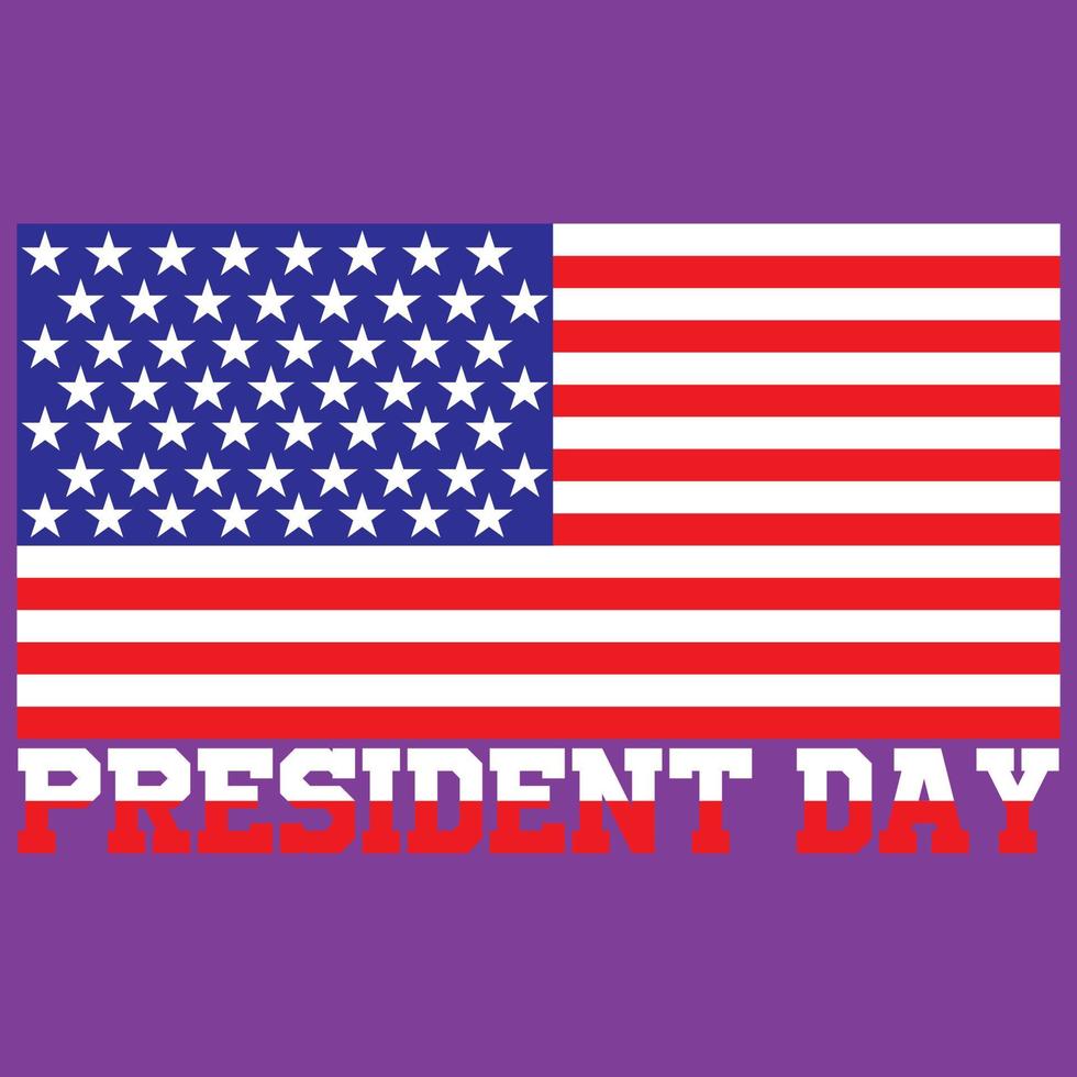 Print President Day Vector T-shirt Design