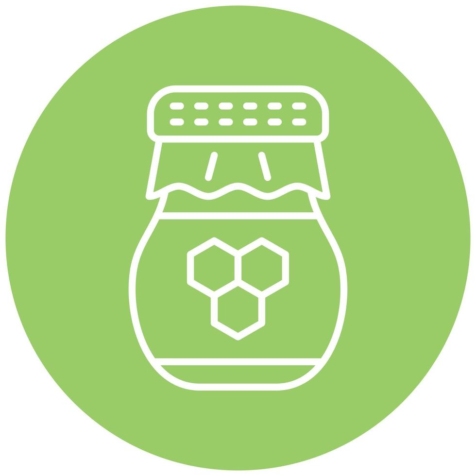 Honey Jar Icon Style vector