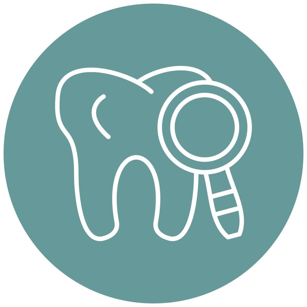 Dental Checkup Icon Style vector