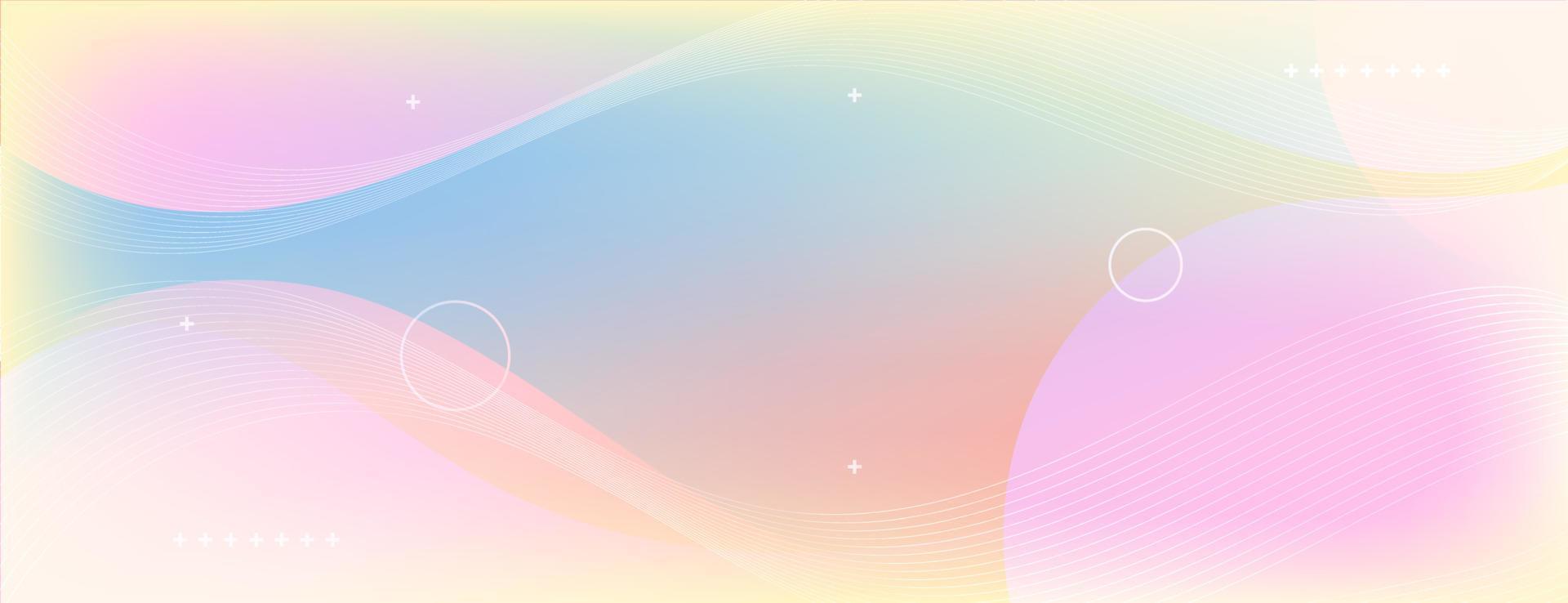 Abstract Colorful Minimal Geometric Background vector