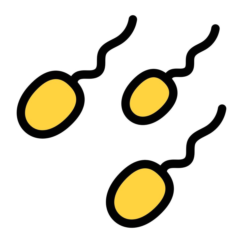 sperm vector illustration on a background.Premium quality symbols.vector icons for concept and graphic design.