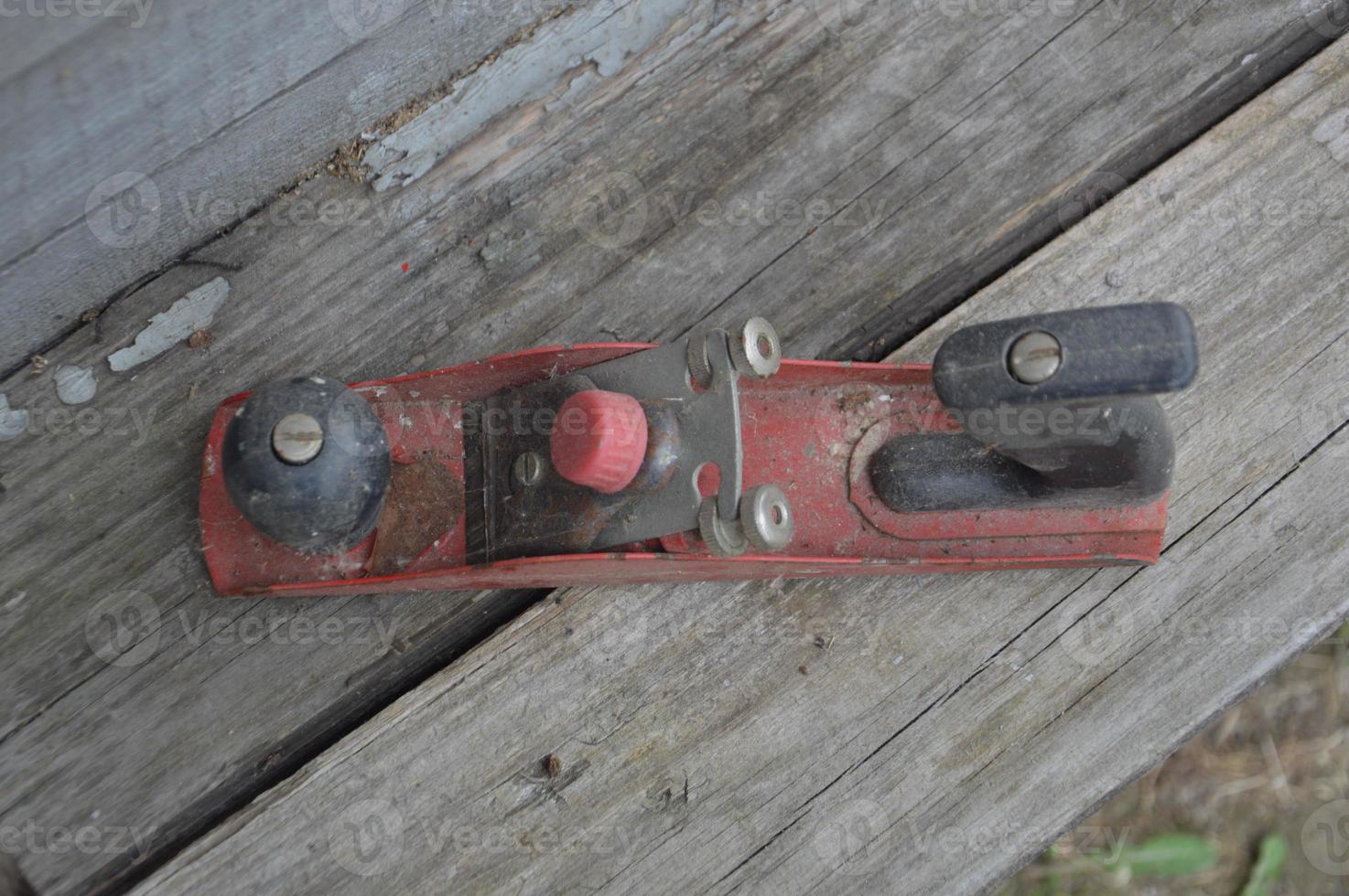 Old tools in the shed photo