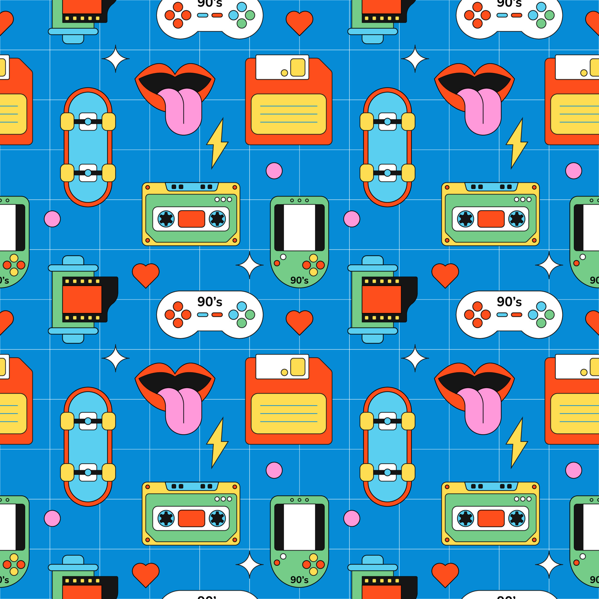 retro-90s-pattern-7361316-vector-art-at-vecteezy