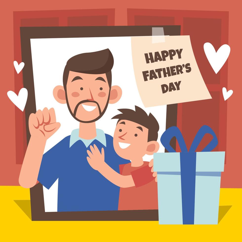 feliz Día del Padre vector