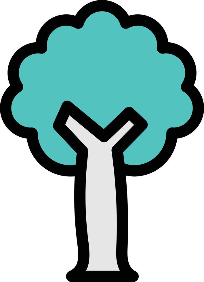 Ilustración de vector de árbol en un fondo. Símbolos de calidad premium. Iconos vectoriales para concepto y diseño gráfico.