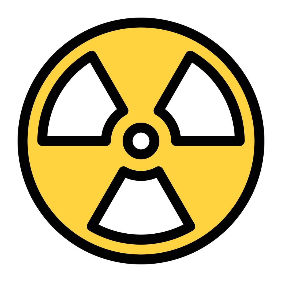 nuclear vector illustration on a background.Premium quality symbols.vector icons for concept and graphic design.