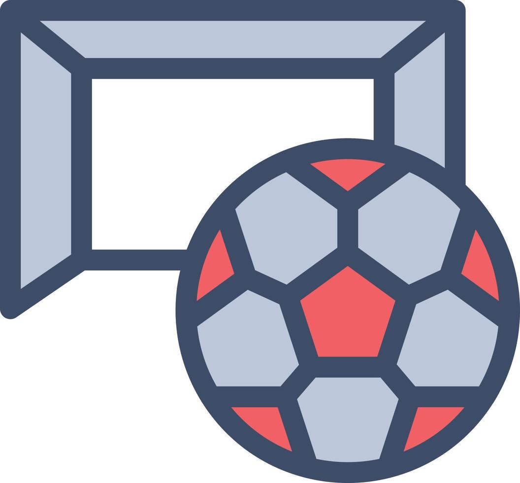 ilustración vectorial de fútbol en un fondo. símbolos de calidad premium. iconos vectoriales para concepto y diseño gráfico. vector