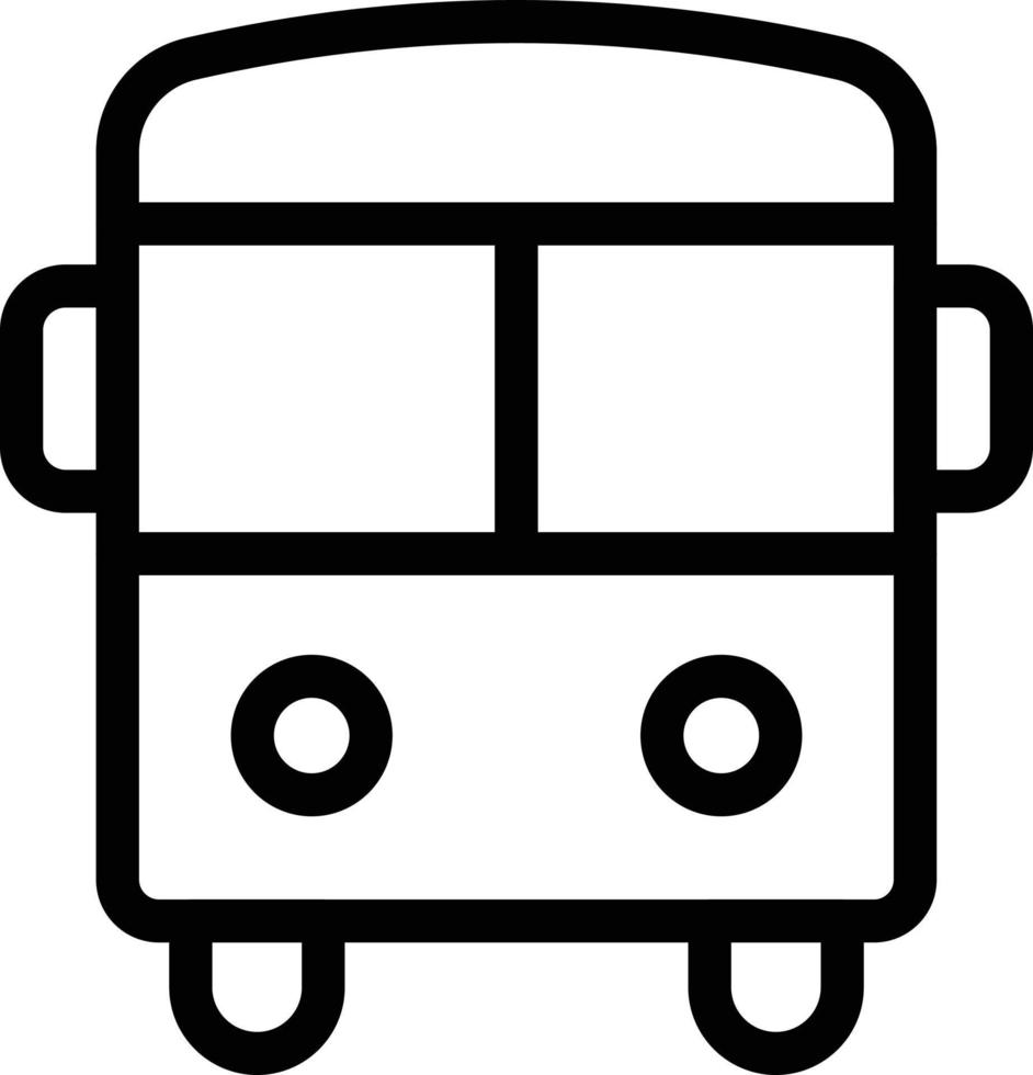 ilustración de vector de autobús en un fondo. símbolos de calidad premium. iconos vectoriales para concepto y diseño gráfico.