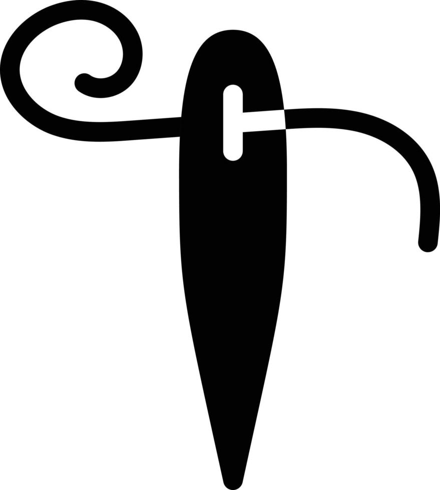 ilustración de vector de aguja en un fondo. símbolos de calidad premium. iconos vectoriales para concepto y diseño gráfico.