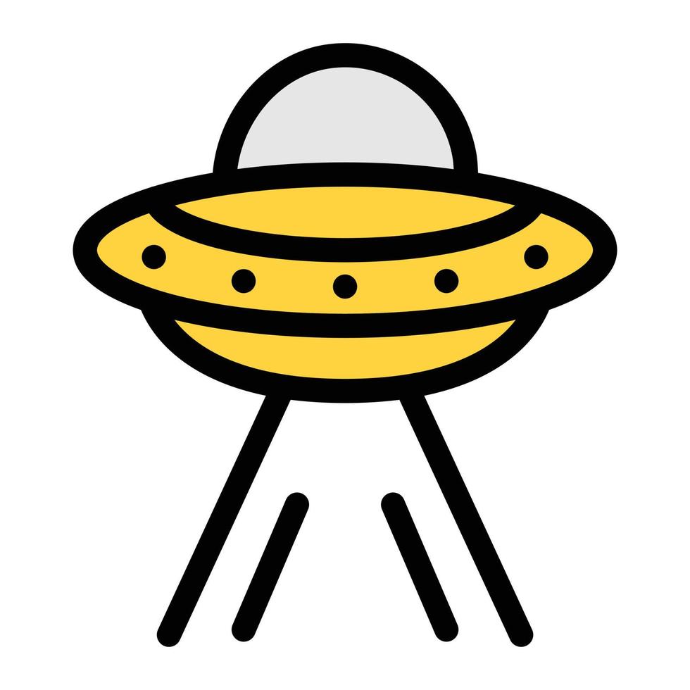 UFO vector illustration on a background.Premium quality symbols.vector icons for concept and graphic design.