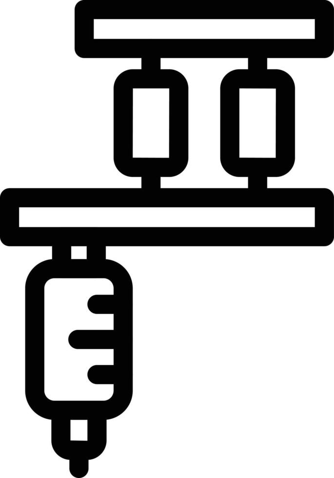 tattoo needle vector illustration on a background.Premium quality symbols.vector icons for concept and graphic design.