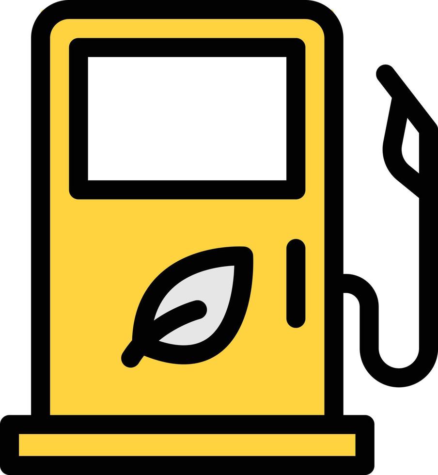 ilustración de vector de biocombustible en un fondo. símbolos de calidad premium. iconos vectoriales para concepto y diseño gráfico.