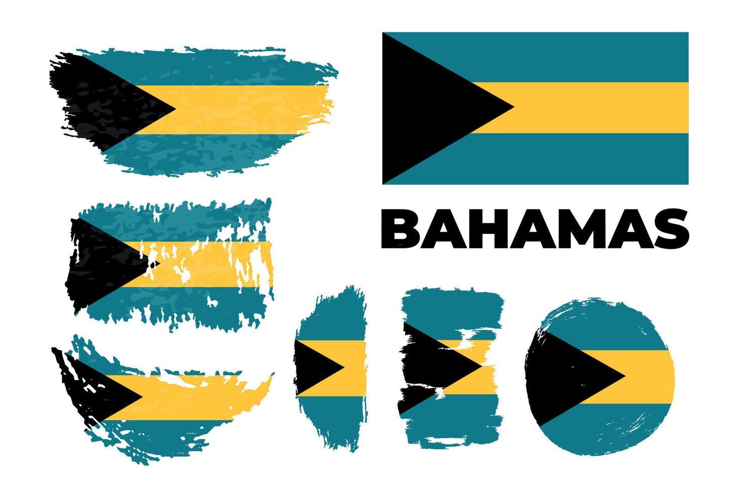 Vector illustration of a background for Bahamas Independence Day. Vector illustration